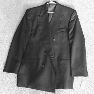 NICOLE MILLER MEN'S BREASTED TWO PIECES SUIT